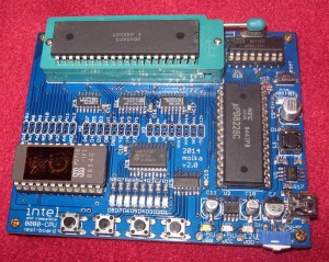 MCS-80 testboard with included Tungsram 8080APC processor