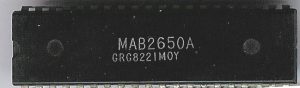 Philips MAB2650A  - Philips bought Signetics in 1975 but continued to use the Signetics name into the 1990's.  THe Philips brand was typically used though on European market chips like this example from 1982