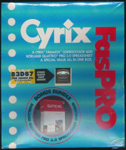 Cyrix 83D87 386 FPU